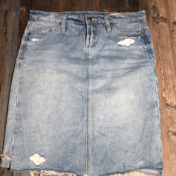 Distressed denim skirt Blank NYC - Picture 2 of 10